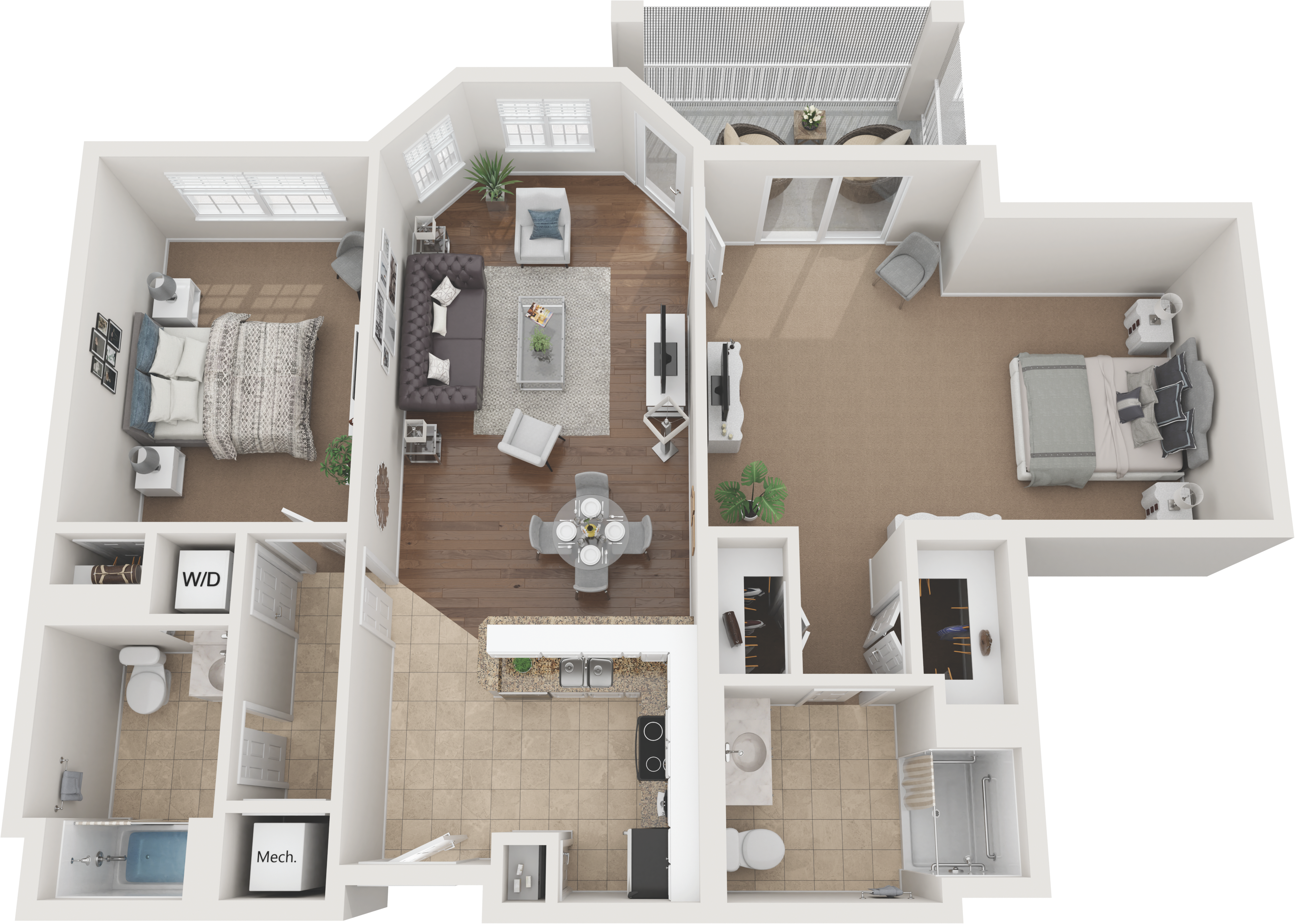 Alexandra Deluxe floor plan